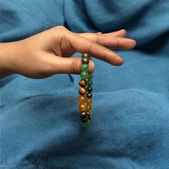 Money Magnet Natural Stone Beads With Certified Bracelet