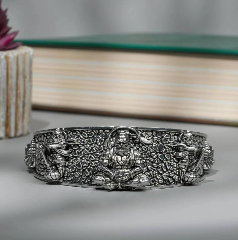 Hanuman Pure Silver plated Bracelet/Kada