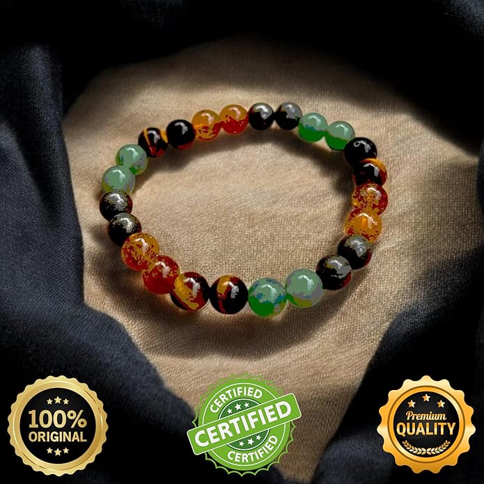 Money Magnet Natural Stone Beads With Certified Bracelet